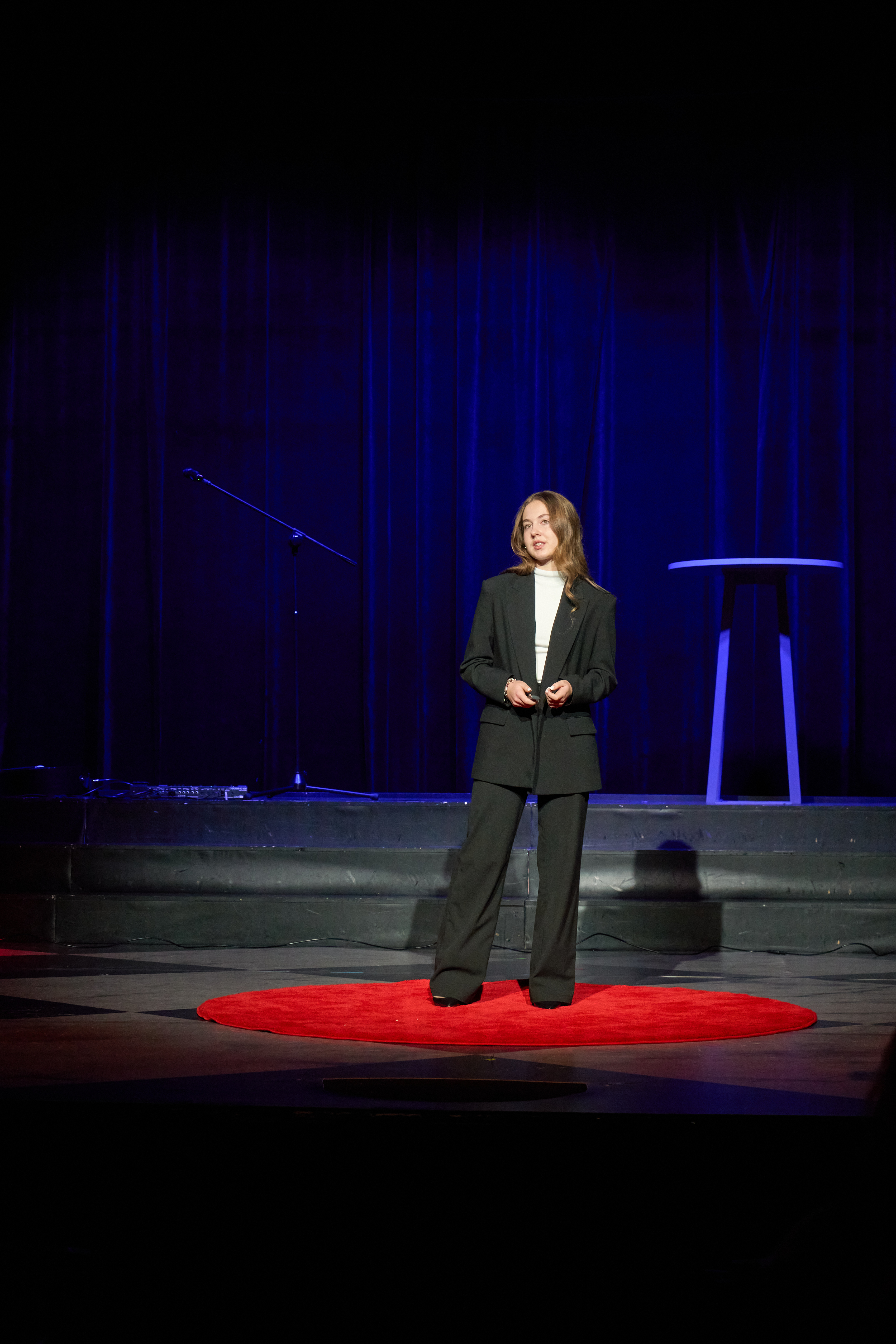 Michalina podczas wystąpienia TEDx